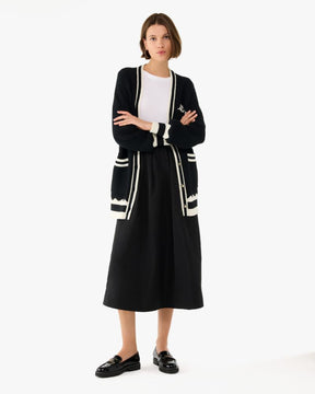 Oversized Logo Cardigan