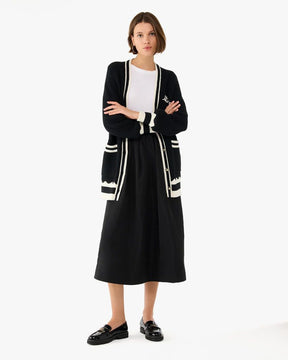 Oversized Logo Cardigan