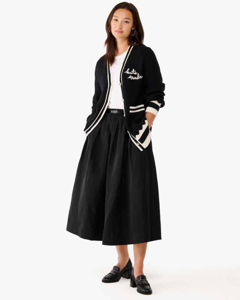 Oversized Logo Cardigan