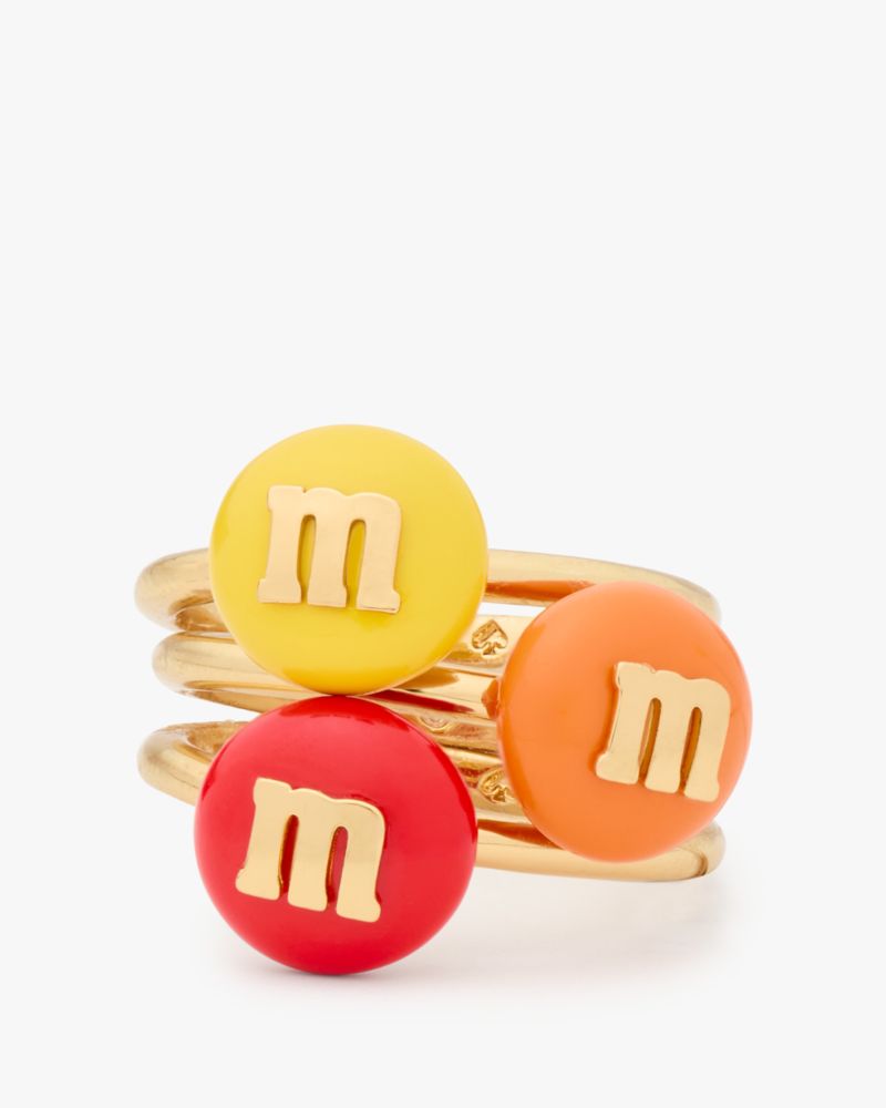 M&M's x Kate Spade New York Stacking Ring Set