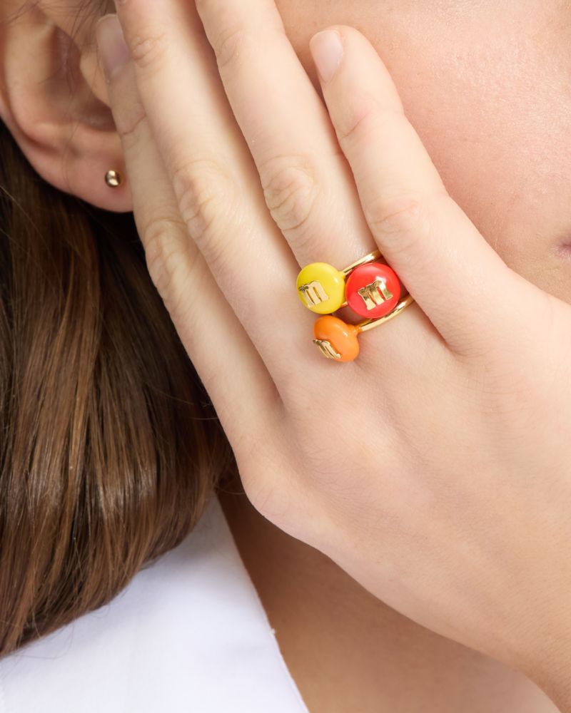 M&M's x Kate Spade New York Stacking Ring Set