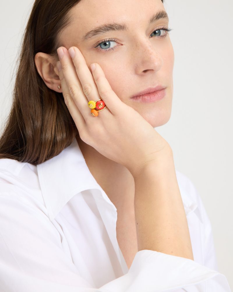 M&M's x Kate Spade New York Stacking Ring Set