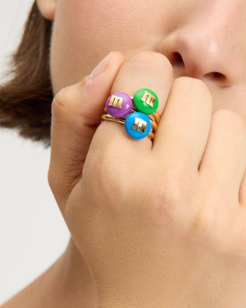 M&M's x Kate Spade New York Stacking Ring Set