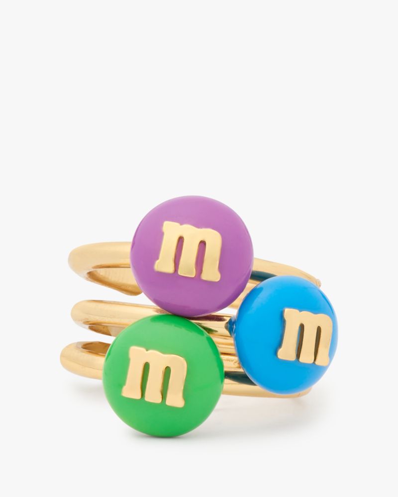 M&M's x Kate Spade New York Stacking Ring Set