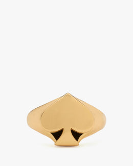So Spade Signet Ring