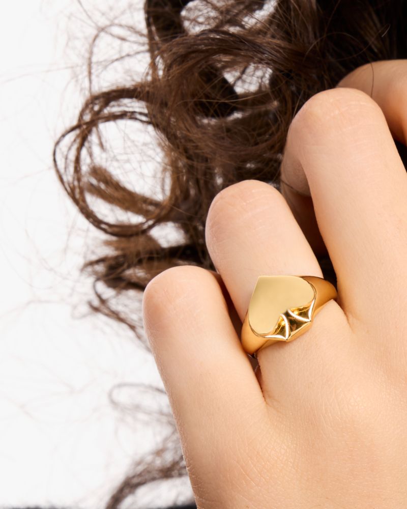 So Spade Signet Ring