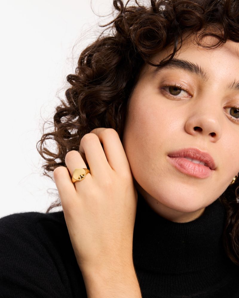 So Spade Signet Ring