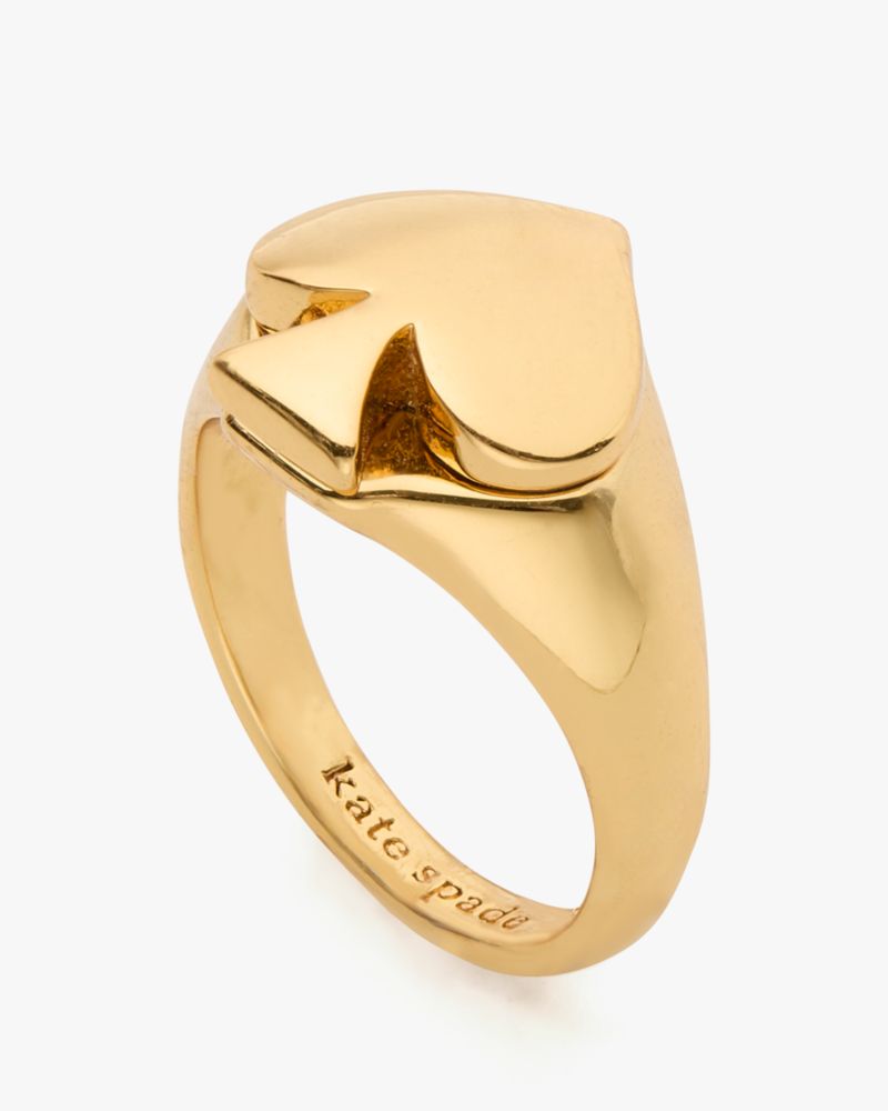 So Spade Signet Ring