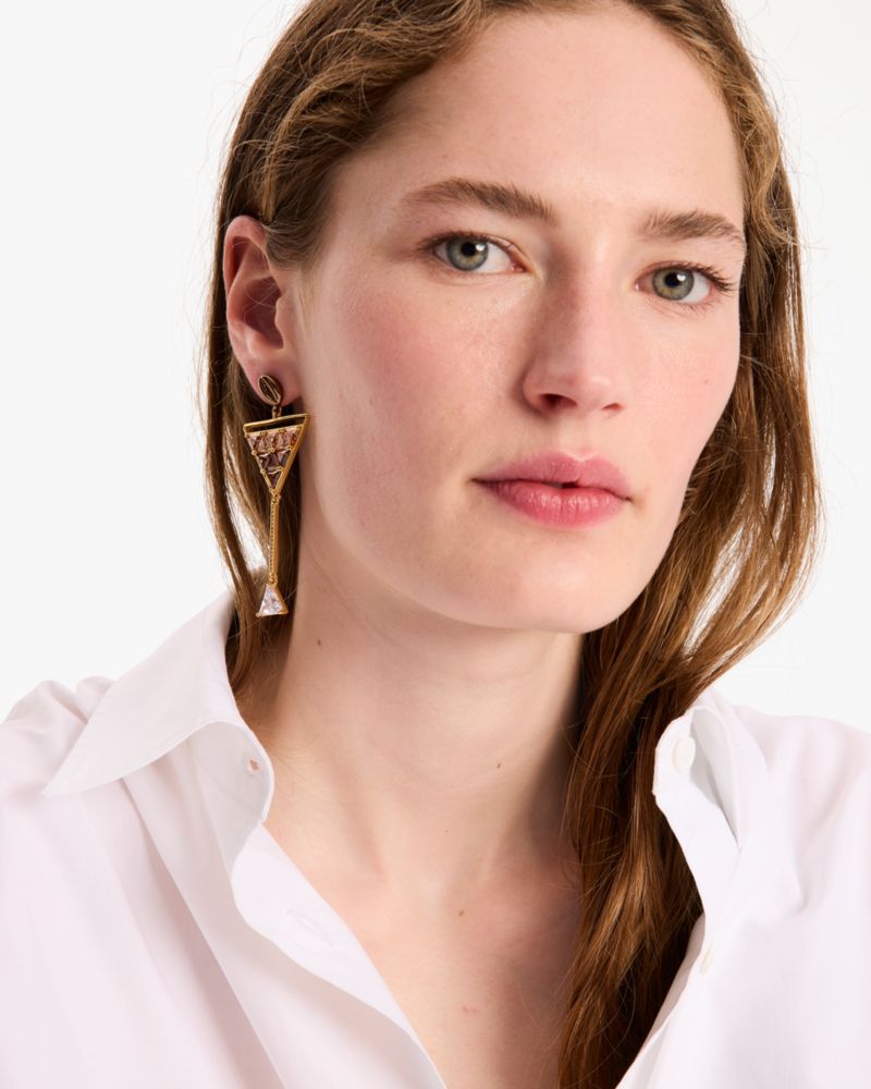 Shaken And Brewed Statement Earrings