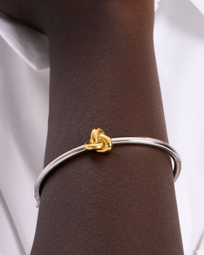 Double Knot Hinged Bangle