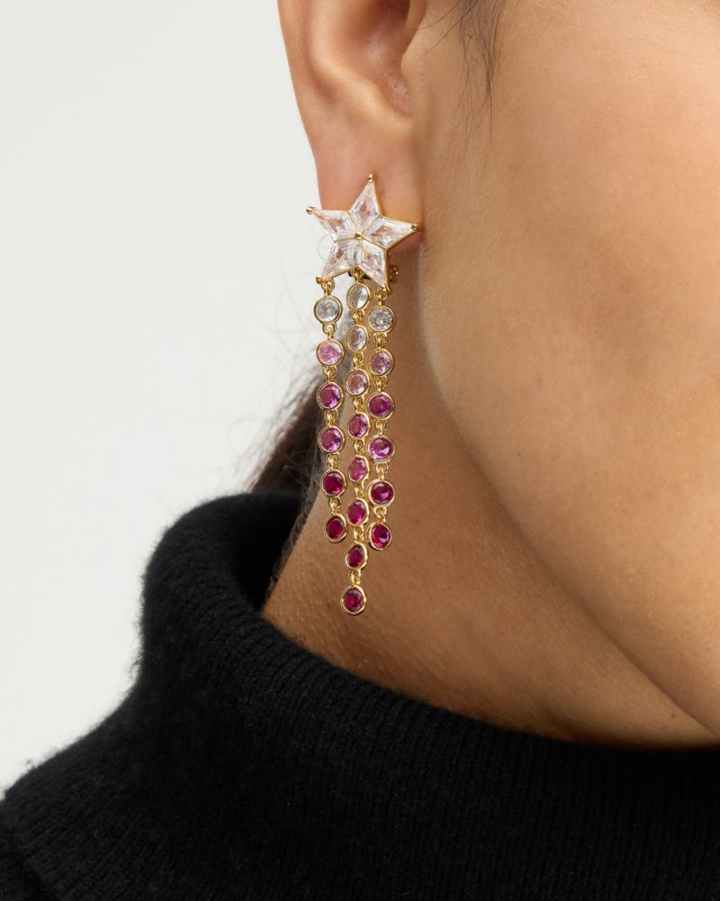 Cosmos Star Fringe Earrings