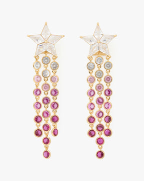 Cosmos Star Fringe Earrings