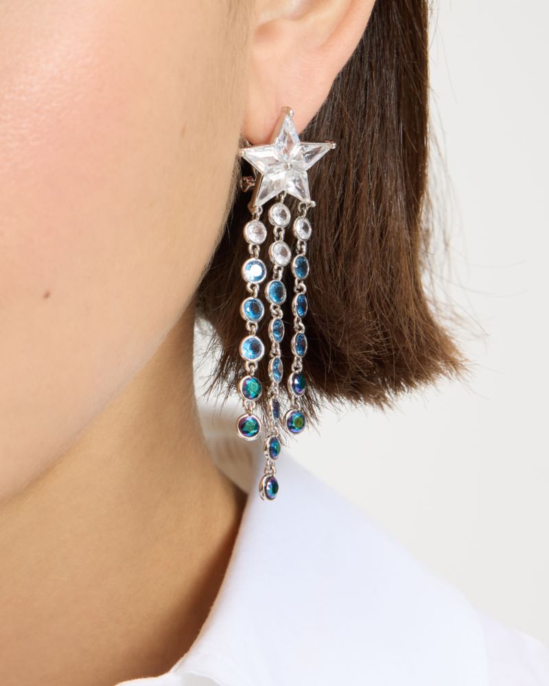 Cosmos Star Fringe Earrings