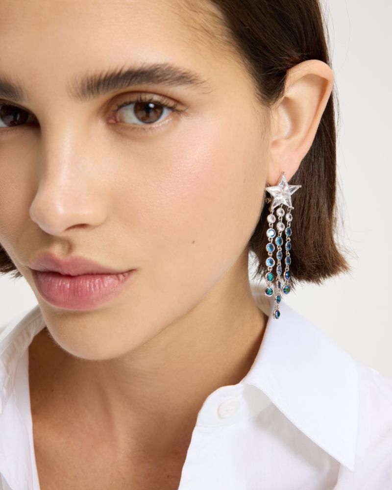 Cosmos Star Fringe Earrings