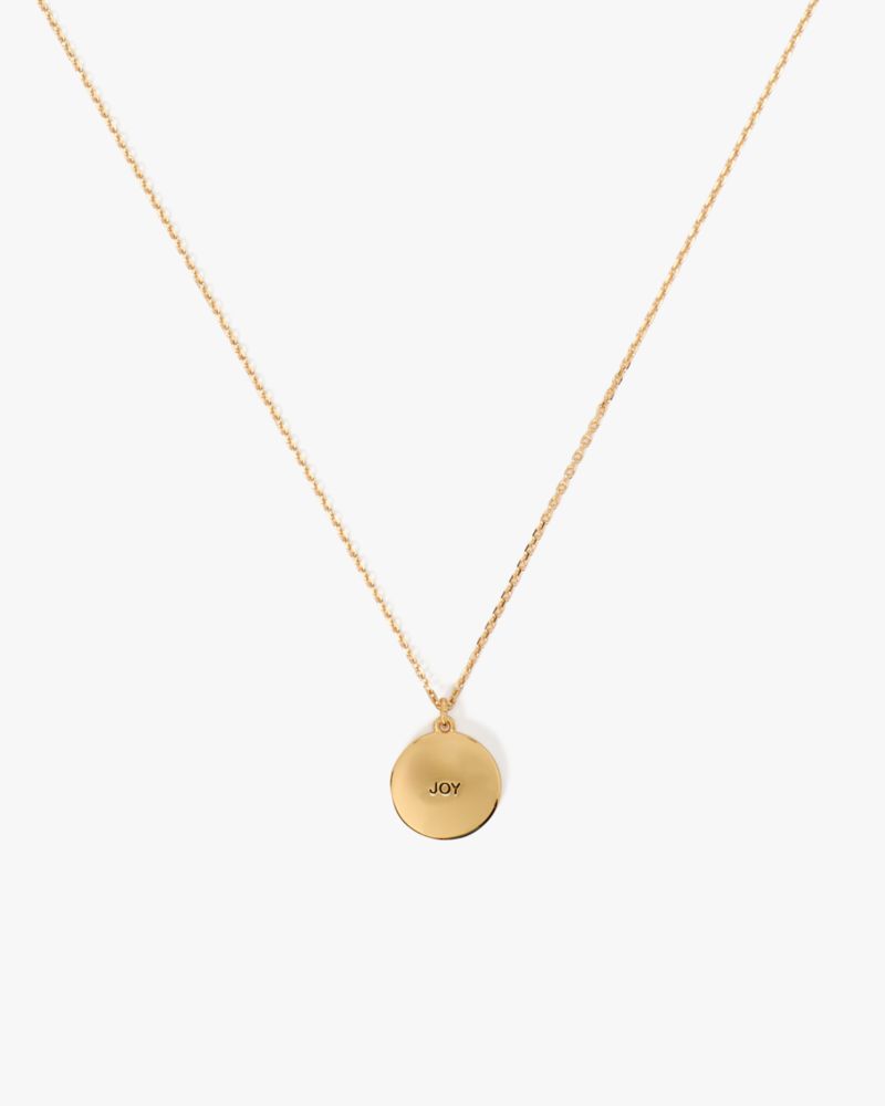 The Color Spark Collection Green Joy Medallion Necklace
