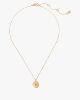 The Color Spark Collection Pink Peace Medallion Necklace