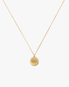 The Color Spark Collection Pink Peace Medallion Necklace