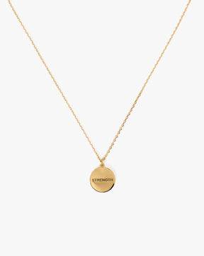 The Color Spark Collection Red Strength Medallion Necklace