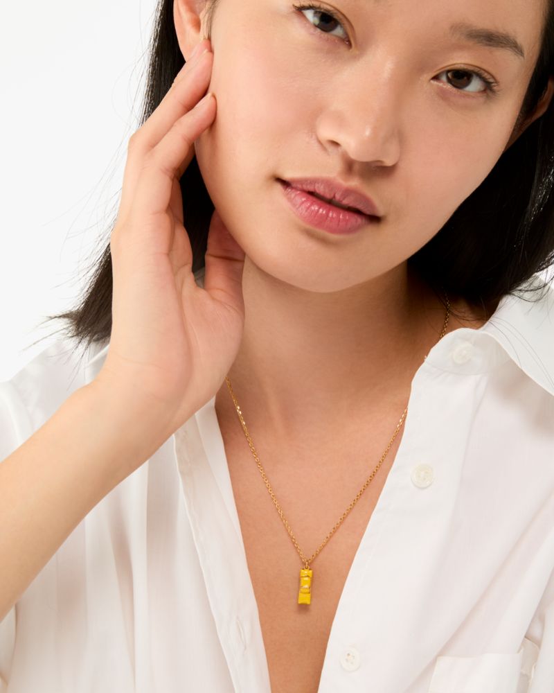 Hit The City Taxi Pendant Necklace