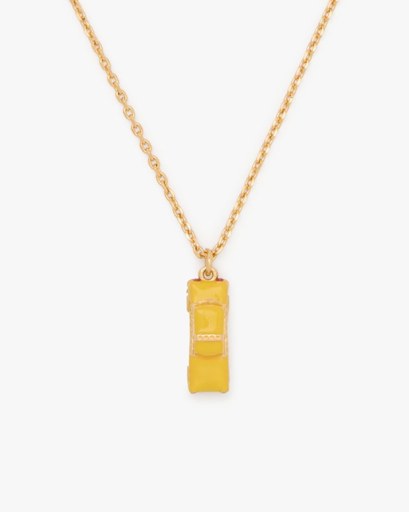 Hit The City Taxi Pendant Necklace