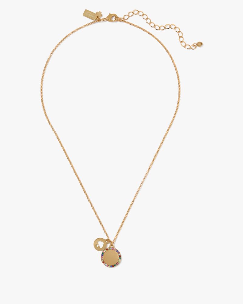 Spot The Spade Pave Charm Pendant