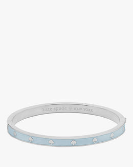 Spot The Spade Enamel Hinged Bangle