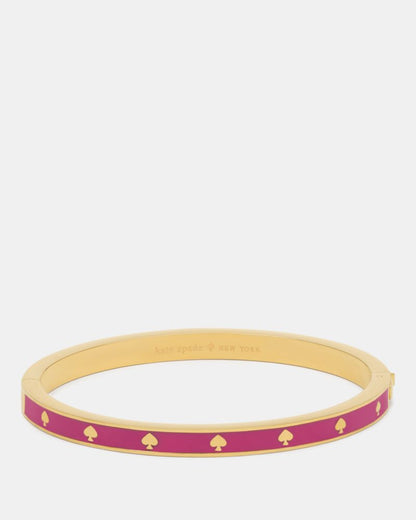 Spot The Spade Enamel Hinged Bangle