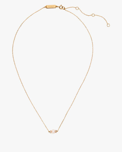 Kate Spade Fine Meant To Be Pearl & Diamond Pendant