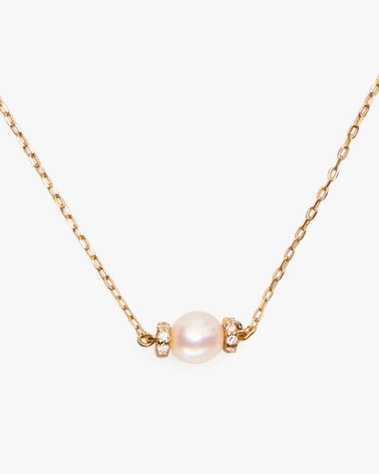 Kate Spade Fine Meant To Be Pearl & Diamond Pendant