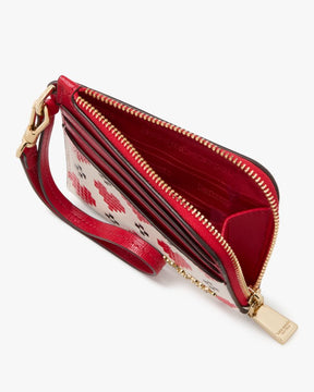 Devin Pixel Hearts Coin Card Case Wristlet