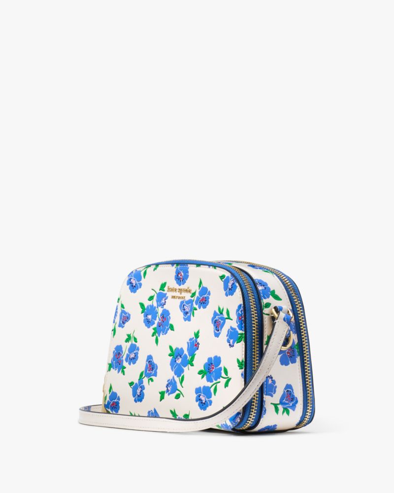 Devin Springtime Blooms Double Zip Dome Crossbody