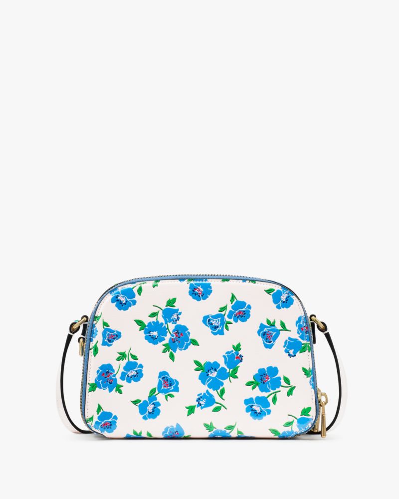Devin Springtime Blooms Double Zip Dome Crossbody