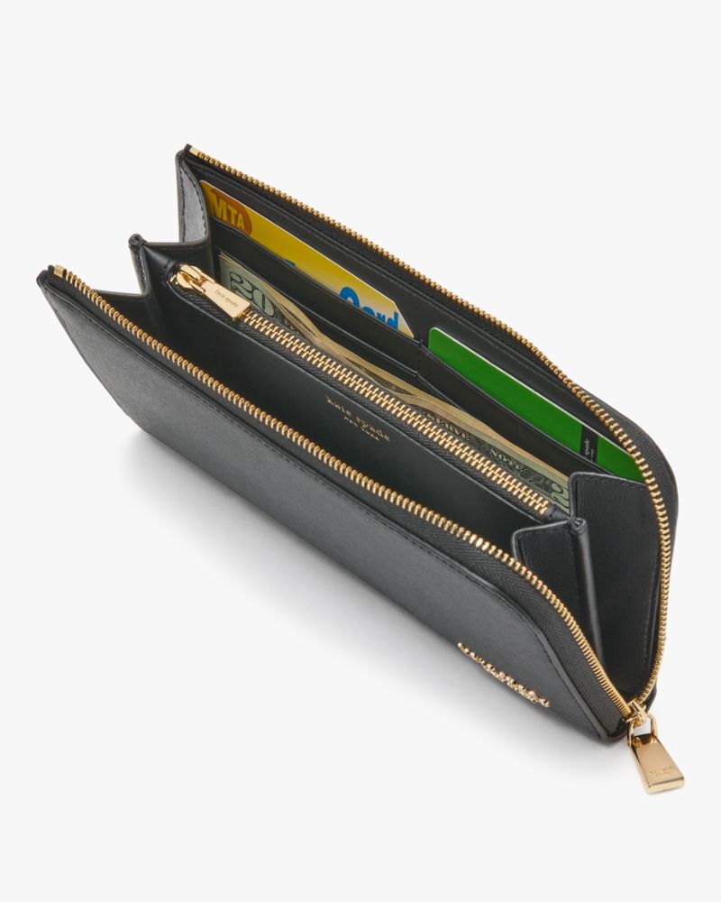 Devin Pixel Hearts Zip Around Continental Wallet
