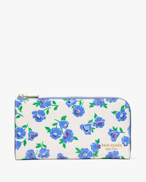 Devin Springtime Blooms Zip Around Continental Wallet