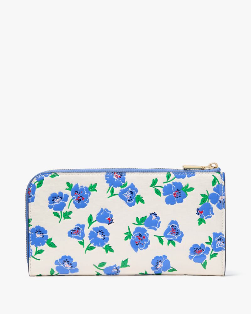Devin Springtime Blooms Zip Around Continental Wallet
