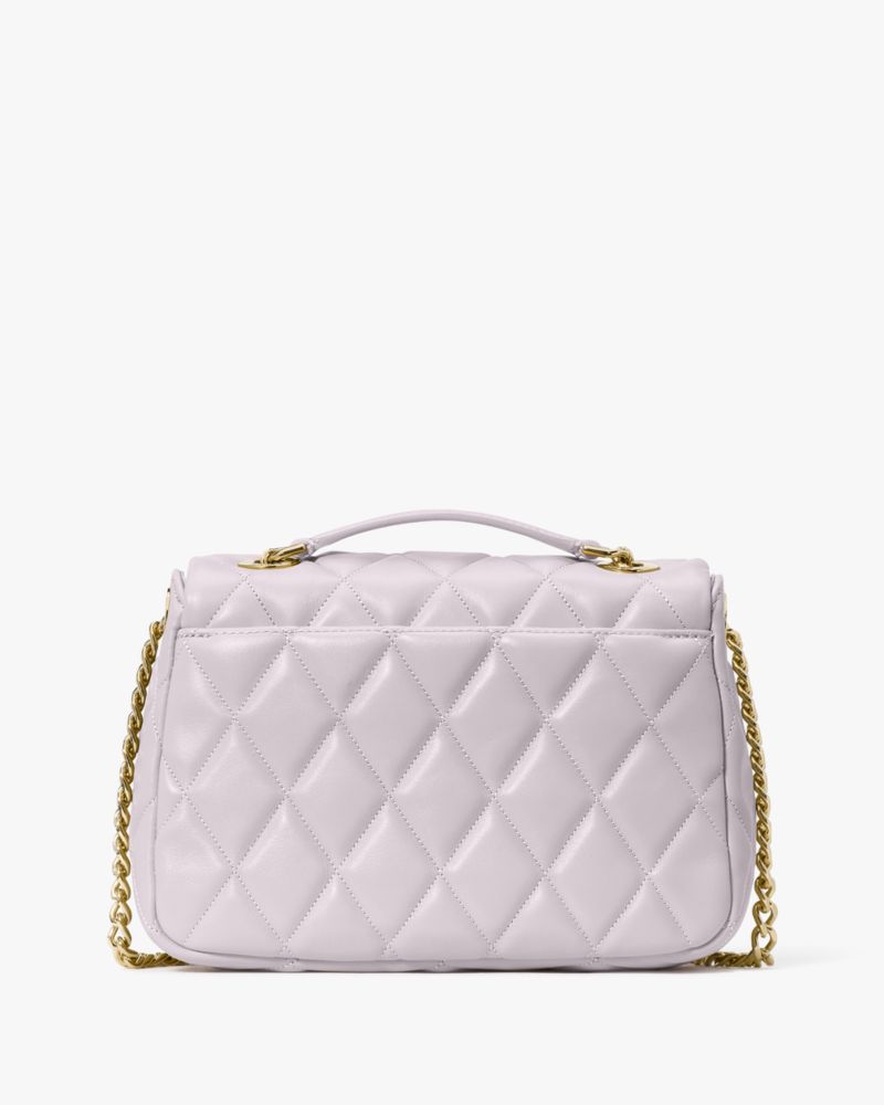 Carey Quilted Small Flap Crossbody