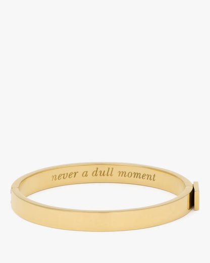Never A Dull Moment Idiom Bangle