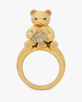 Oh What Fun Spade Teddy Bear Ring