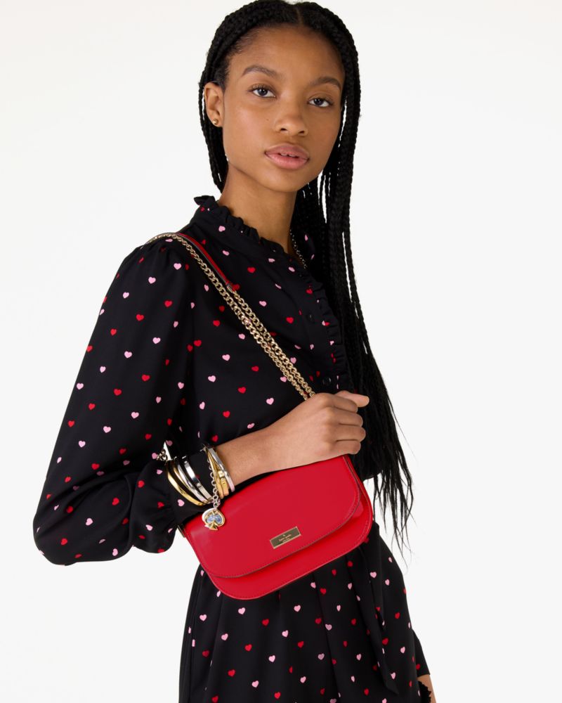 Krista Patent Chain Crossbody