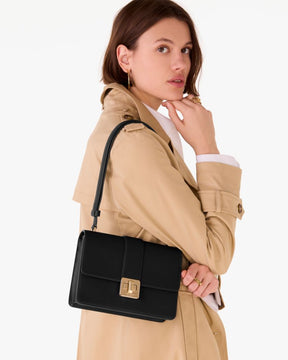 Phoebe Turnlock Shoulder Bag