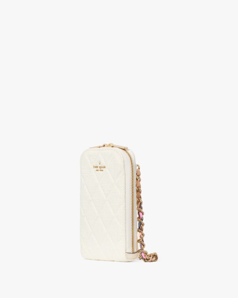 Carey Tweed Phone Chain Crossbody