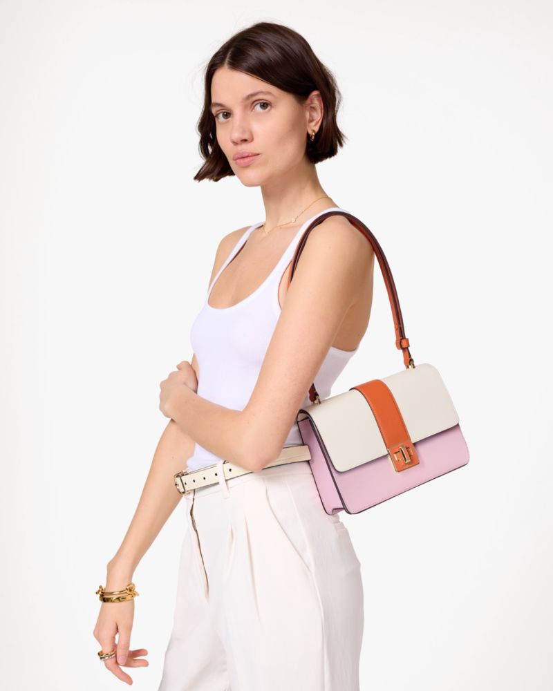 Phoebe Turnlock Shoulder Bag