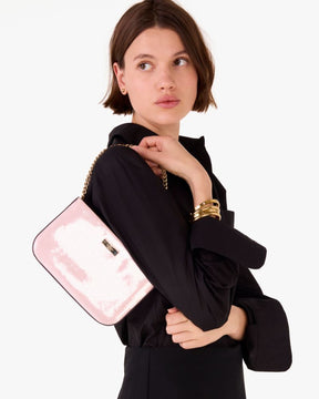 Madison Satin Sequin Lilly Pochette
