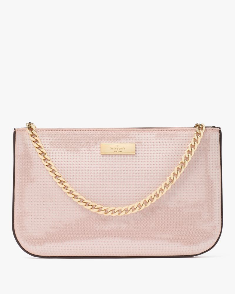 Madison Satin Sequin Lilly Pochette