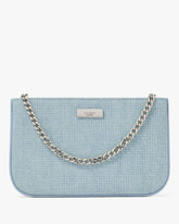 Madison Studded Denim Lilly Pochette