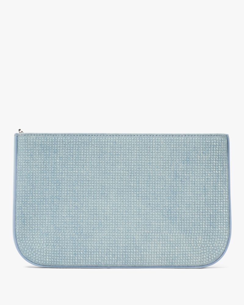 Madison Studded Denim Lilly Pochette