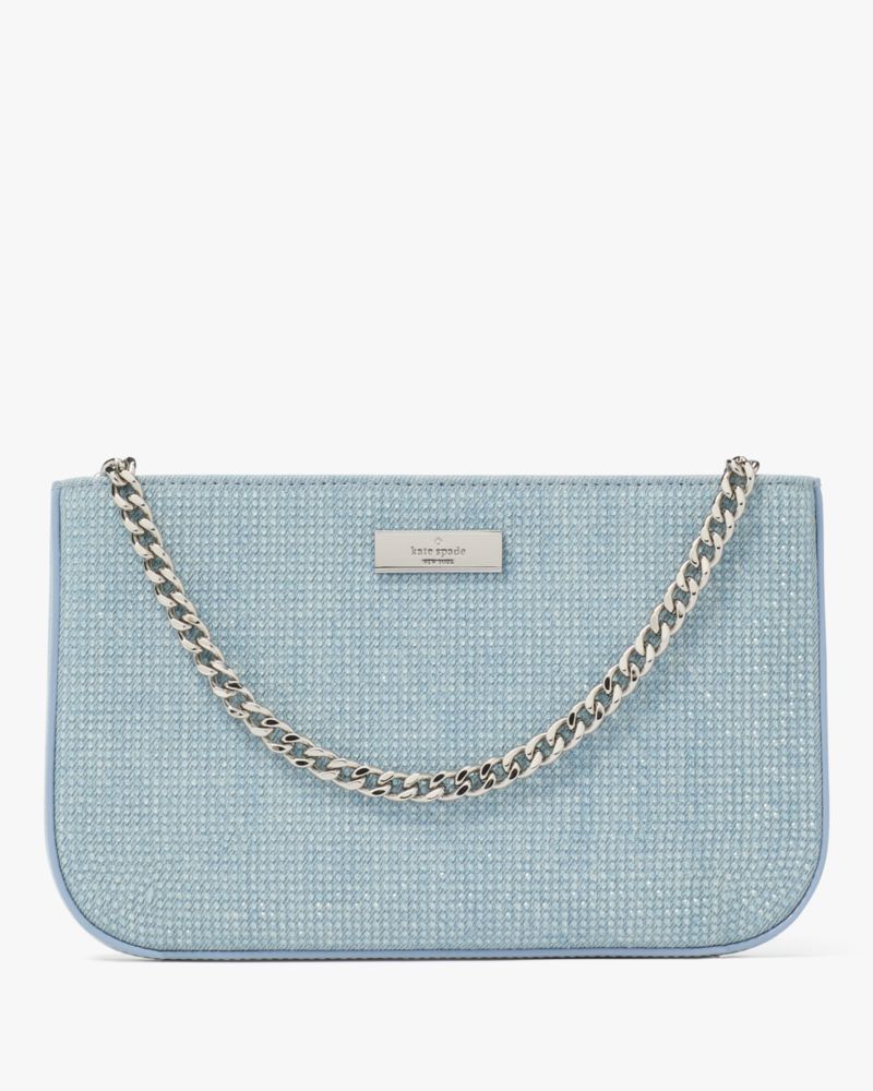 Madison Studded Denim Lilly Pochette