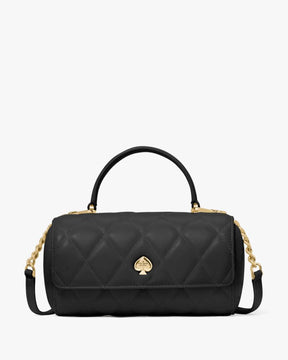 Heart Barrel Quilted Crossbody
