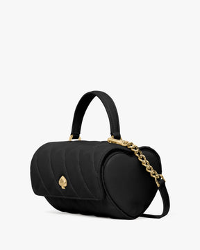 Heart Barrel Quilted Crossbody