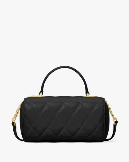 Heart Barrel Quilted Crossbody